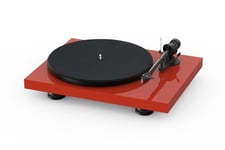 Pro-Ject Debut Carbon Evo Turntable with Ortofon 2M Red Cartridge - High Gloss Red