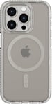 Tech21 Evo Crystal for iPhone 15 Pro - Compatible with MagSafe - Impact Protection Case - Natural Titanium