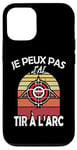 Coque pour iPhone 12/12 Pro Tir à l'arc archer Arc l'archerie tireur humour 2025