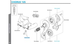 Campagnolo Bakväxel Växelvajer Fästskruv Chorus 12s