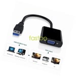 USB 3.0 to VGA Adapter Cable External Graphic Card Video Converter For PC Laptop