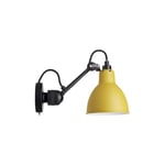 Lampe Gras by DCWéditions - Lampe Gras No304 SW Rund - Sort base/Gul - Sengelamper - Bernard-Albin Gras - Gul