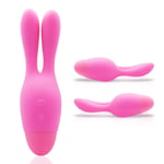 Neojoy Bunny Ears Vibrator (Pink) - Clitoral and Nipple Vibrator Adult Sex Toy