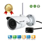 LCC® 720P1.0MP HD IP Bullet Camera 13 LED CMOS 3,6 mm IR-CUT Night Vision Outdoor Security Vattentät telefonkontroll