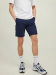 Jack & Jones Slim Fit Chino Shorts - Navy, Navy, Size 2Xl, Men