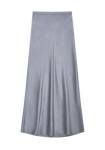 Bar Silk Skirt - Grey