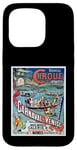 Coque pour iPhone 15 Pro Affiche vintage Carnaval Paris Maillot Bordeaux