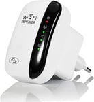 GUVGMY WiFi Répéteur 300Mbps Wireless Mini Repeater sans Fil Adaptateur Amplificateur de Signal Wireless Répétiteur, 2.4GHz Antennes Intégrées Norme,1 Port Ethernet, Protection WPS