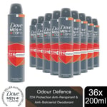 Dove Anti-Perspirant Men+Care Advanced Anti-Bac Odour Defence 72H Deo 200ml,36pk