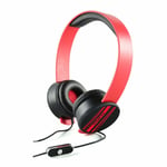 Over Ear Teens Headphones Earpohones Headsets Mic for iPod iPad iPhone Red Black