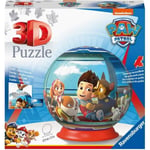 Puzzle 3D Ball Pat'Patrouille - dès 6 ans - 72 pièces numérotées - Support inclus - Diamètre : 13 cm - 12186 - Ravensburger