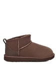 UGG Kids Classic Ultra Mini Classic Boot - Brown, Brown, Size 13 Younger