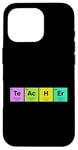 Coque pour iPhone 16 Pro STEM Cadeau Science et Chimie Éléments de chimiste pour enseignant