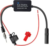 Amplificateur de Signal D'autoradio 12V Radio AM/FM Amplificateur Antenne Autoradio Amplificateur d'antenne Car Antenna Amplificateur de Signal Booster Amp pour Audio Stéréo Digital Car Radio(Q730)