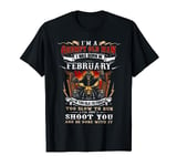 Skull I'm A Grumpy Old Man I Was Born In February T-Shirt