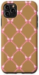 Coque pour iPhone 11 Pro Max étui pro max couleur désert mignon rose floral avec papillon