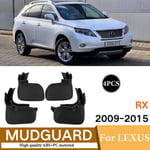 4x Stänkskydd För Lexus Rx Rx270 Rx300 Rx350 Rx450h 2009-2015 Stänkskydd Stänkskydd Främre Bak Stänkskydd 2014 2013 2012