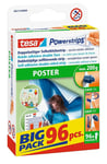 Tesa Powerstrips Poster White 96