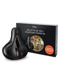 Selle de vélo PAJ GPS sans Montage - Technologie CloudComfort - Compatible avec Le Easy Finder 4G (Non Inclus) comme Traceur GPS pour vélos Traditionnels et éléctriques, VTT, Entre Autres.