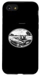 Coque pour iPhone SE (2020) / 7 / 8 Cat Lover Design.Cat dans une voiture, conception de chat