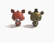 Mini-Figurine Pint Size Heroes Foxy et Freddy Or 4 CM - Five Nights At FREDDY'S