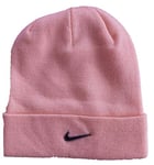 Nike Unisex Kid's Beanie Metal Swoosh Casquettes Cap, Pink (Bleached Coral), 1Size