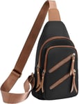 Nopeat ostokset Naisten Sling Bag Rinta Päiväreppu Crossbody Casual Reppu Kevyet olkalaukut matkaurheiluun Juoksu Vaellus