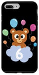 iPhone 7 Plus/8 Plus 6th birthday bear child 6 birthday child Case