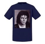 T-Shirt Enfant Michael Jackson Portrait Noir Et Blanc Chanteur Pop Star Celebrite