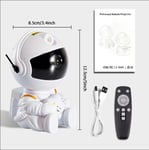 Star Projector Galaxy Night Light Astronaut Space Projector Starry Nebula Katto LED-lamppu makuuhuoneeseen Koti Koristeellinen lasten lahja