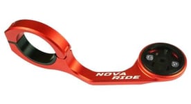 Support de compteur gps nova ride aluminium performance pour garmin  wahoo  bryton et hammerhead rouge