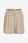 Vila - Shorts ViFlea HW Tailored Shorts - Beige