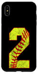 Coque pour iPhone XS Max Softball #2 Fast Pitch Love Softball Joueur préféré de la maman