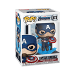 FUNKO POP! Vinylfigur: Avengers: Endgame - Captain America w/Broken shield and Mjölnir