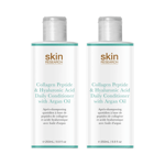 Skin Research Unisex Collagen Peptide & Hyaluronic Acid Daily Conditioner with Argan Oil 250ml Twin Value Savings Pack - One Size