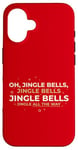 Coque pour iPhone 16 Oh Jingle Bells Jingle All The Way, paroles de Noël, Peggy Lee