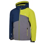 Dare 2b CHANCER Veste de Ski Enfant Aluminium Grey/Admiral Grey FR : M (Taille Fabricant : 5-6)