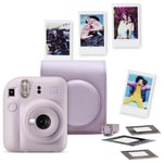 Instax Mini 12 Instant Camera Bundle - Lilac