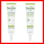 GENTLE Simple Soothing Eye Balm 15ml [2 pack]