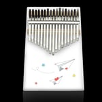 HUANGDANSEN Kalimba coloré 17 Touches Bois Portable Piano débutants Professionnel Peint