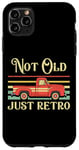 Coque pour iPhone 11 Pro Max Not Old Just Retro – Voiture classique rouge vintage Pickup Truck