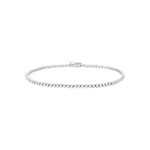 Georg Jensen Signature Diamonds Tennisarmband Slim Vitguld