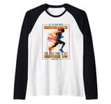 Let Us Run With Endurance The Race Marathon Running Raglan Baseball Tee