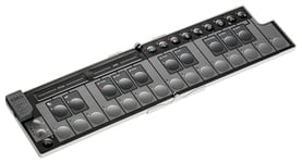 Korg nanoKEY Fold - Clavier contrôleur MIDI pliable à 25 touches avec USB-C et TRS-MIDI - Blanc