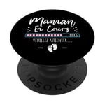 Maman en Cours 2026 - Humour Grossesse Femme Enceinte PopSockets PopGrip Adhésif