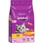 Whiskas torrfoder till sparpris! - 1+ Kyckling (3,8 kg)