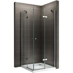 Cabine de douche 70x70 cm Hauteur 190 cm verre transparent