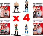 Nano Metalfigs WWE Diecast Figures Bundle Of Four Different NEW