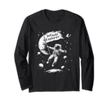 Astronaut in the Cosmos Zodiac, Astrology, Space Exploration Long Sleeve T-Shirt