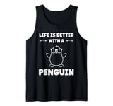 Little Penguins animal cute life is better with a Penguin Tank Top